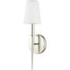 Witten 1 Light 4 inch Polished Nickel ADA ADA Wall Sconce Wall Light